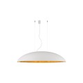 Lampa wisząca do salonu CANOE biało-złota CANOE WHITE 7927