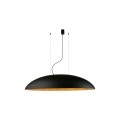 Lampa wisząca do salonu  CANOE  czarno-złota CANOE BLACK 7926