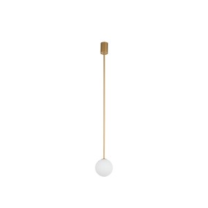 Lampa wisząca złota do salonu  na G9 KIER M GOLD 10306