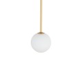 Lampa wisząca złota do salonu  na G9 KIER M GOLD 10306