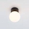 Plafon KIER S czarny lampa sufitowa do holu KIER S BLACK 10302