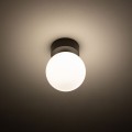 Plafon KIER S czarny lampa sufitowa do holu KIER S BLACK 10302
