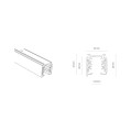 Szynoprzewód 3 fazowy biały CTLS TRACK 3 CIRCUIT WHITE 1 mb  8715
