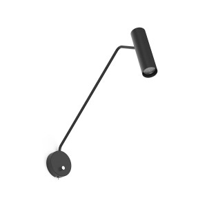 Eye super black 6501 kinkiet z wyłącznikiem czarny  Nowodvorski