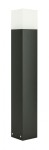 Zewnętrzna czarna lampa stojąca IP44 Cube CB-MAX 700 BL