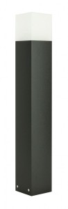 Zewnętrzna czarna lampa stojąca IP44 Cube CB-MAX 700 BL