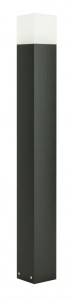 Zewnętrzna czarna lampa stojąca IP44 Cube CB-MAX 1000 BL