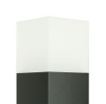 Zewnętrzna czarna lampa stojąca IP44 Cube CB-MAX 1000 BL