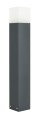 Zewnętrzna lampa stojąca ciemny popiel IP44 Cube CB-MAX 700 DG