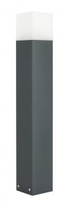 Zewnętrzna lampa stojąca ciemny popiel IP44 Cube CB-MAX 700 DG