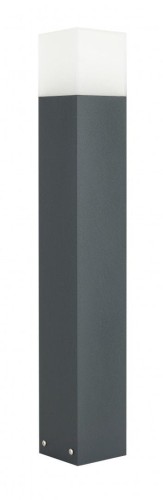 Zewnętrzna lampa stojąca ciemny popiel IP44 Cube CB-MAX 700 DG