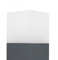 Zewnętrzna lampa stojąca ciemny popiel IP44 Cube CB-MAX 700 DG