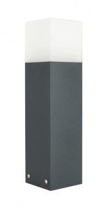 Zewnętrzna lampa stojąca ciemny popiel IP44 Cube CB-MAX 400 DG