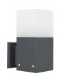 Kinkiet zewnętrzny ciemny popiel IP44 Cube CB-MAX K DG