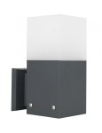 Kinkiet zewnętrzny ciemny popiel IP44 Cube CB-MAX K DG