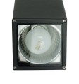 Zewnętrzna lampa sufitowa czarna Adela IP54 8003 BL