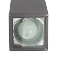 Zewnętrzna lampa sufitowa ciemny popiel Adela IP54 8003 DG