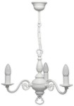 Świecznik Cereus żyrandol na 3 żarówki biały matowy 383 W3 BIA