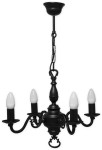 Świecznik  Cereus  żyrandol na 4 żarówki czarny matowy 384 W4 CZA