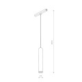 Lampa wisząca ROLLER LED 9W do systemu szynowego magnetycznego  LVM 10146 Nowodvorski