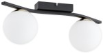 Lampa sufitowa plafon na dwa klosze kule czarny mat+złoty Maya O3342 P2 CZA + ZŁ