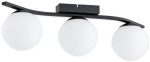 Lampa sufitowa plafon na trzy klosze kule czarny matawy Stella O3353 P3 CZA