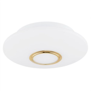 Lampa sufitowa, plafon szklany ze złotym akcentem CHICAGO 1030