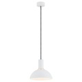 Lampa wisząca biała kielich, półkula stal designerska minimalistyczna SINES 4220