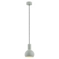 Lampa wisząca szałwia zielony kolor kielich stal designerska minimalistyczna SINES 4214