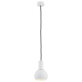 Lampa wisząca biel biały kielich stalowa 1XE27 do salonu  SINES 4215
