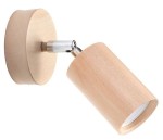 Lampa ścienna kinkiet BERG naturalne drewno SL.0701
