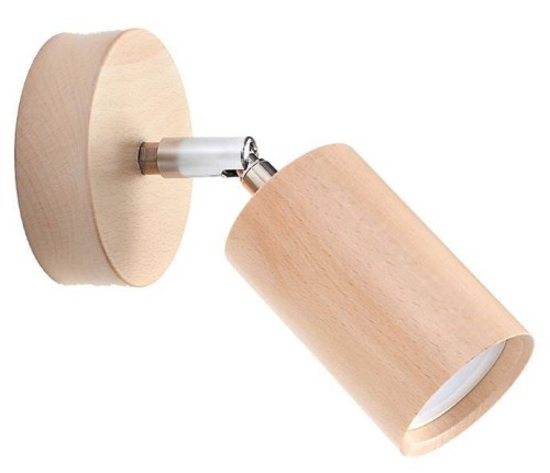 Lampa ścienna kinkiet BERG naturalne drewno SL.0701