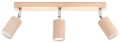 Lampa sufitowa, spot, plafon BERG 3 naturalne drewno  SL.0703