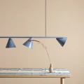 Lampa wisząca FORM 4 DUSTY BLUE ruchome 4XE27  1108L16 aldex