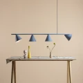 Lampa wisząca FORM 4 DUSTY BLUE ruchome 4XE27  1108L16 aldex
