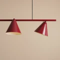 Lampa wisząca FORM 4 RED WINE 4XE27 ruchome klosze 1108L15 Aldex