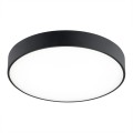 Lampa sufitowa czarny niski plafon do salonu led 22W TIAMO 8348