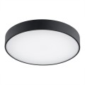Lampa sufitowa czarny niski plafon do salonu led 22W TIAMO 8348