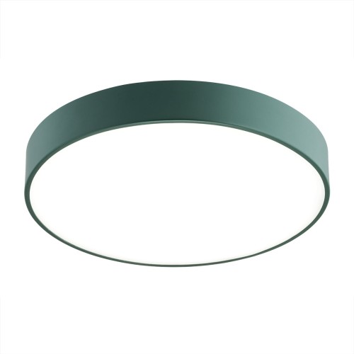 Lampa sufitowa zielony niski plafon do salonu led 22W TIAMO 8335