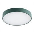 Lampa sufitowa zielony niski plafon do salonu led 22W TIAMO 8335