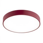 Lampa sufitowa czerwony niski plafon do salonu led 22W TIAMO 8334