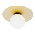 Lampa natynkowa złota, plafon, kinkiet ścienny 1XE14  SPELLO 8262