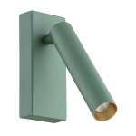 Lampa ścienna led kinkiet tubka regulowana nad łóżko lakier zielony RIO 8332