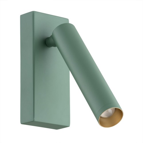 Lampa ścienna led kinkiet tubka regulowana nad łóżko lakier zielony RIO 8332