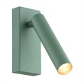 Lampa ścienna led kinkiet tubka regulowana nad łóżko lakier zielony RIO 8332