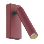 Lampa ścienna led kinkiet tubka regulowana nad łóżko lakier czerwony RIO 8330