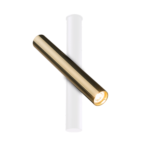 Lampa sufitowa do salonu AKADI mosiężny plafon 1XGu10 8894 Amplex