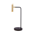 Lampa gabinetowa AMOS czarno złota mosiężna 8909 