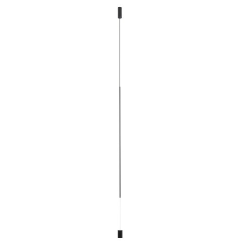 Minimalistyczna lampa wisząca Vertic led 3000K 19W czarna 10362