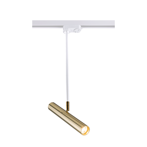 Reflektor regulowany do szyny 3F AKADI mosiężno/biały 1XGU10 8882 Amplex